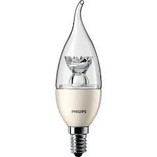 Philips master LED tip kaars 6w/40W 827 E14 helder dimbaar 18-453544