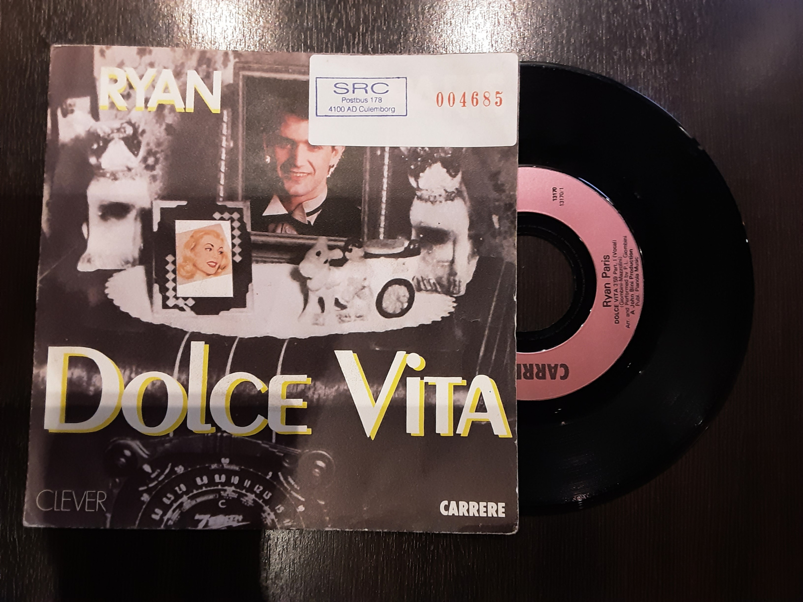 Ryan Paris met Dolce vita 1983 Single nr S20232927
