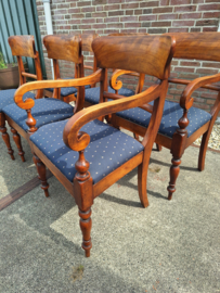 Set van 6 mahonie antieke stoelen Engels 1890 nr ST20243