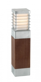 Buitenlamp serie Selhalm staand 49cm hout/gegalvaniseerd nr: 3266