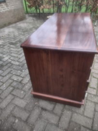 Oud engels bureau 135x60x75 9-laden omstreeks 1930 nr 11321