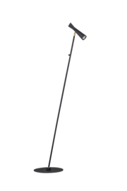 Vloerlamp Pisa zwart GU10 h170cm 2x knikbaar aan/uit schakelaar nr 05-VL8202-30