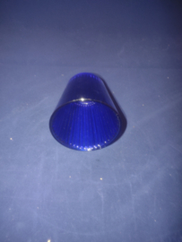Blauw glazen kapje d8,2cm geschikt voor grote E27 fitting nr bl885