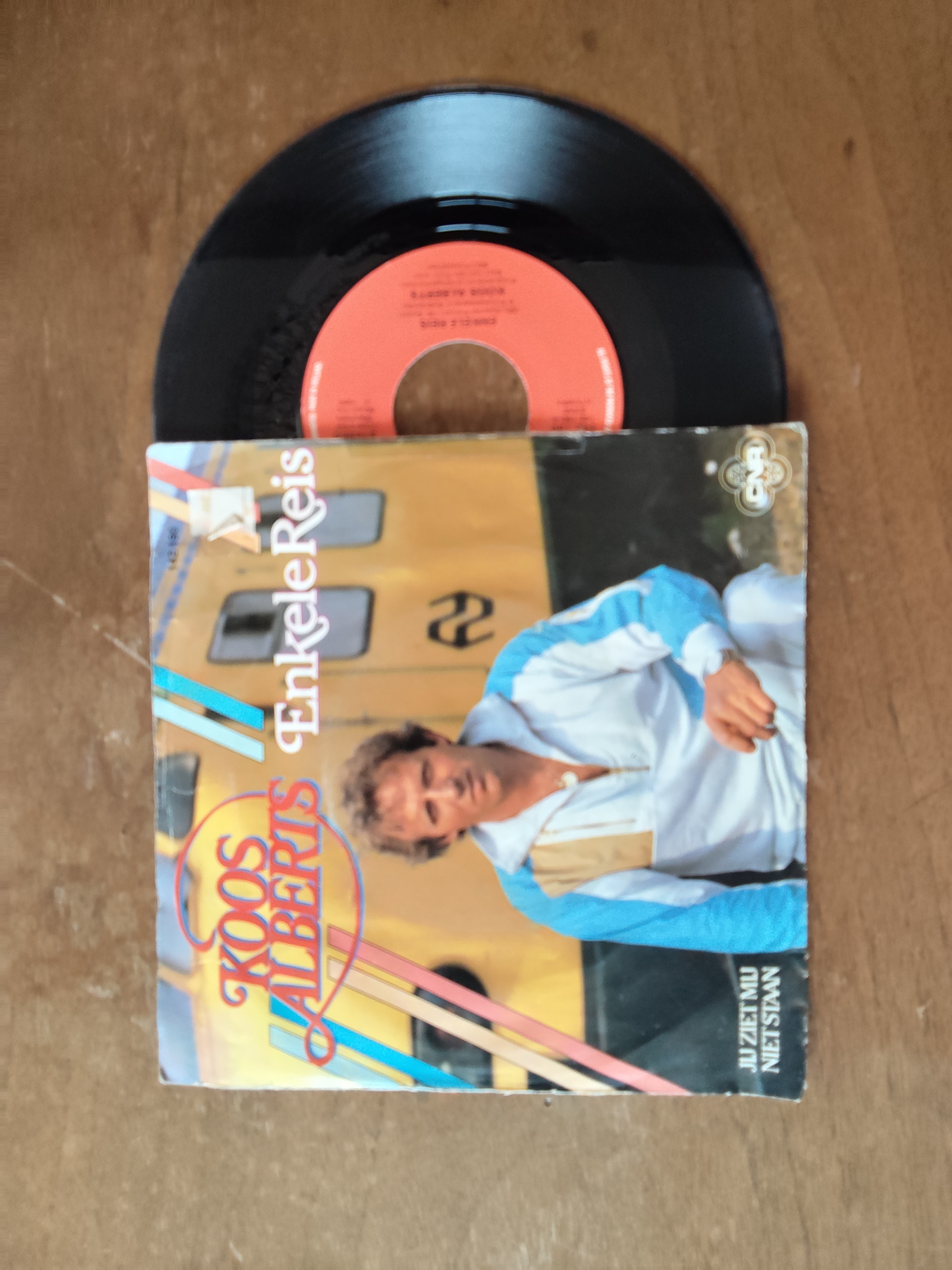 Koos Alberts met Enkele reis 1985 Single nr S20256968