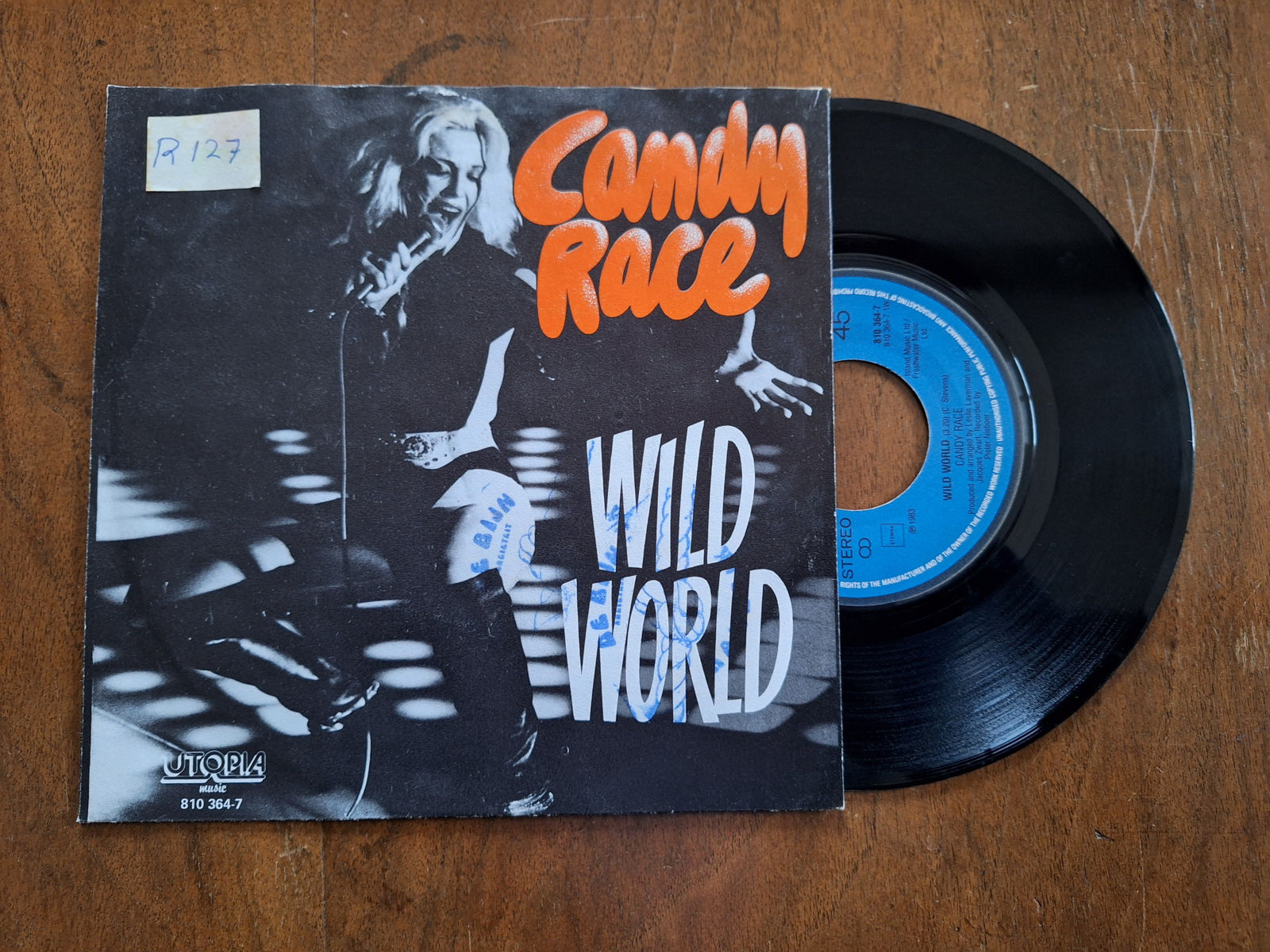 Candy Race met Wild world 1983 Single nr S20233823
