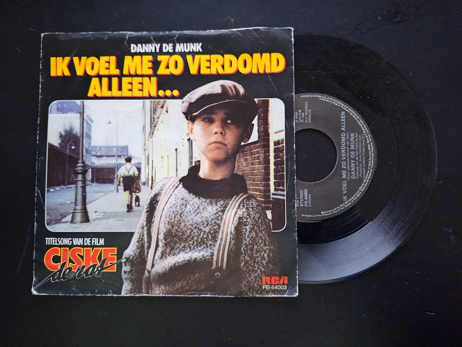 Danny de Munk met Ik voel mij zo verdomd alleen 1984 Single nr S20221449