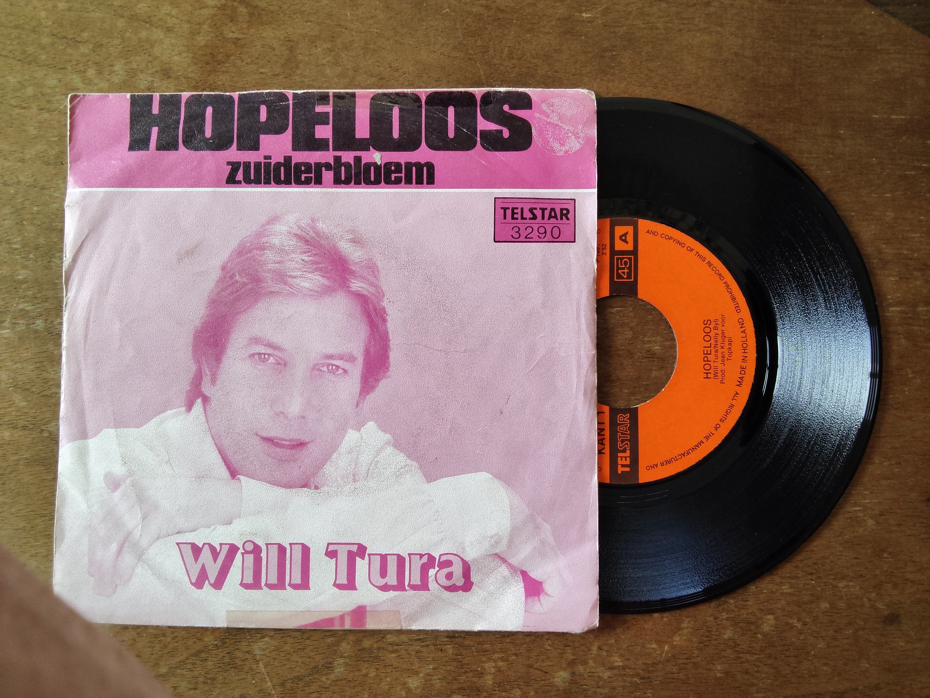 Will Tura met Hopeloos 1981 Single nr S20256995