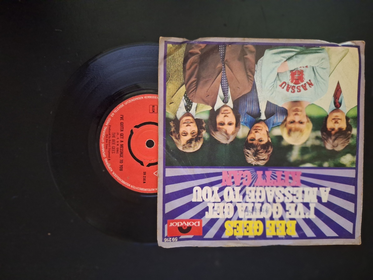 Bee Gees met I've gotta get a message to you 1968 Single nr S2021729