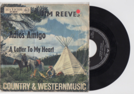 Jim Reeves met Adios amigo 1962 Single nr S2021683