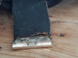 Tasje donkerbruin leder zogenaamd dokterstasje.Tasje donkerbruin leder