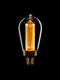 Edison lamp d-6,4cm tubelight helder LED 5-2,5-1W 1800K E27 220-240V 3 stappen dimbaar nr 6-188231