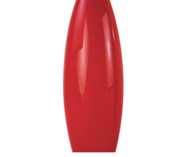 Cilinderglas h39cm d15cm diep rood nr 39.88