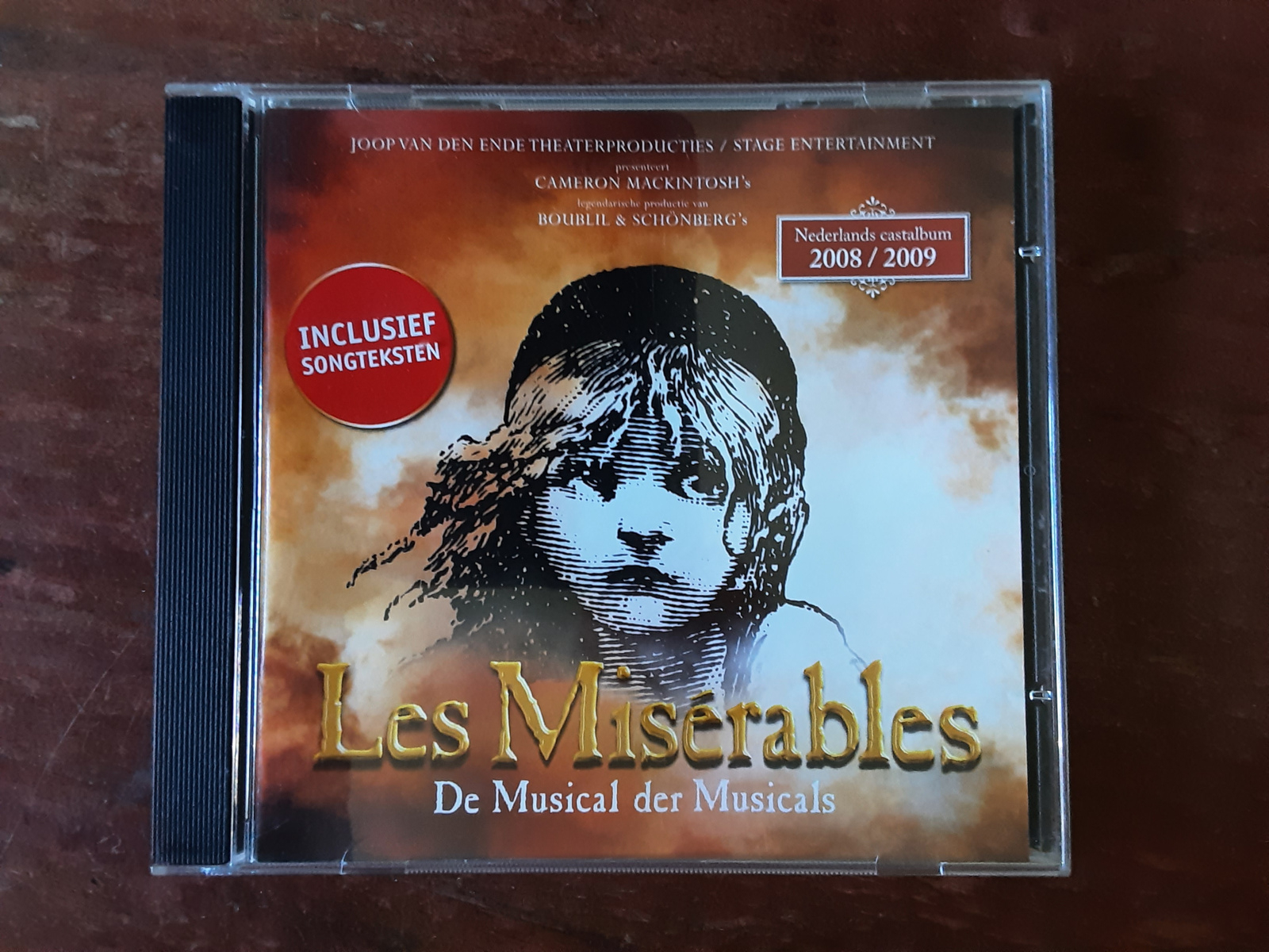 Nederlandse cast "Les Miserables" met Les Miserables Nederlands Castelalbum 2008/2009 2008 CD nr CD2024633