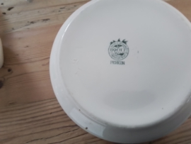 Oud en antiek Lampetstelvam Boch Fr.Pericon. 5 delig