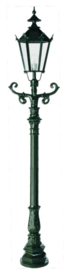 Buitenlamp combinatie mast h207cm serie Nuova nrs 1506+1515+1565