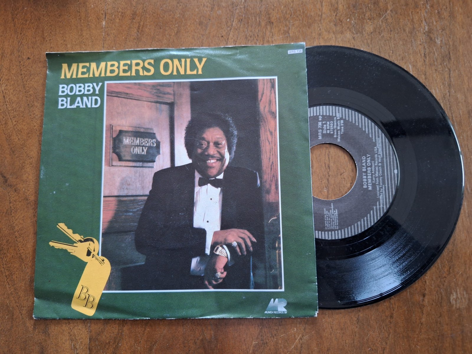 Bobby Bland met Members only 1986 Single nr S20233820