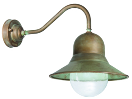 Buitenlamp wand serie Maritiem verkoperd h-42cm d-49cm nr 23802