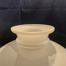 Originele opaal glans wit olielamp kap diameter 40cm