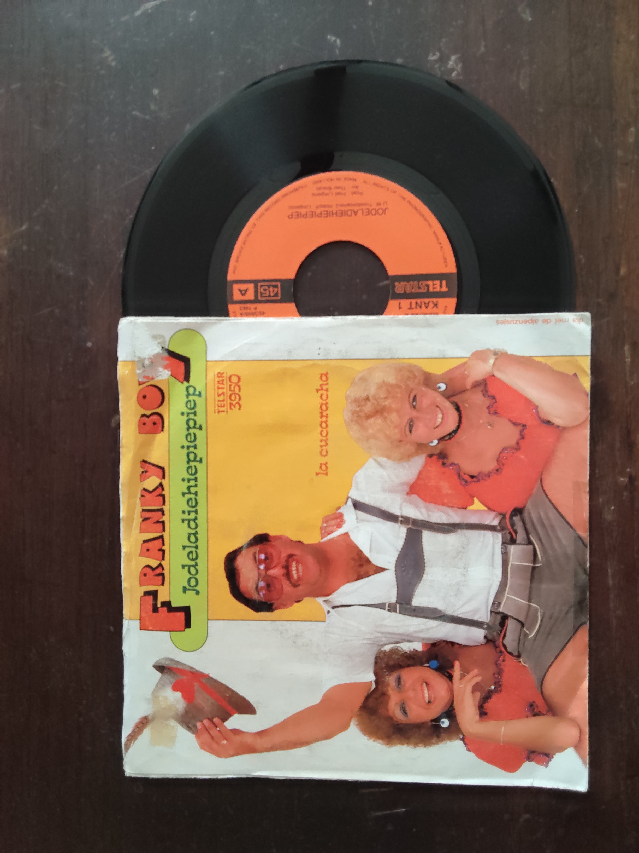 Franky Boy met Jodeladiehiepiepiep 1983 Single nr S20222054
