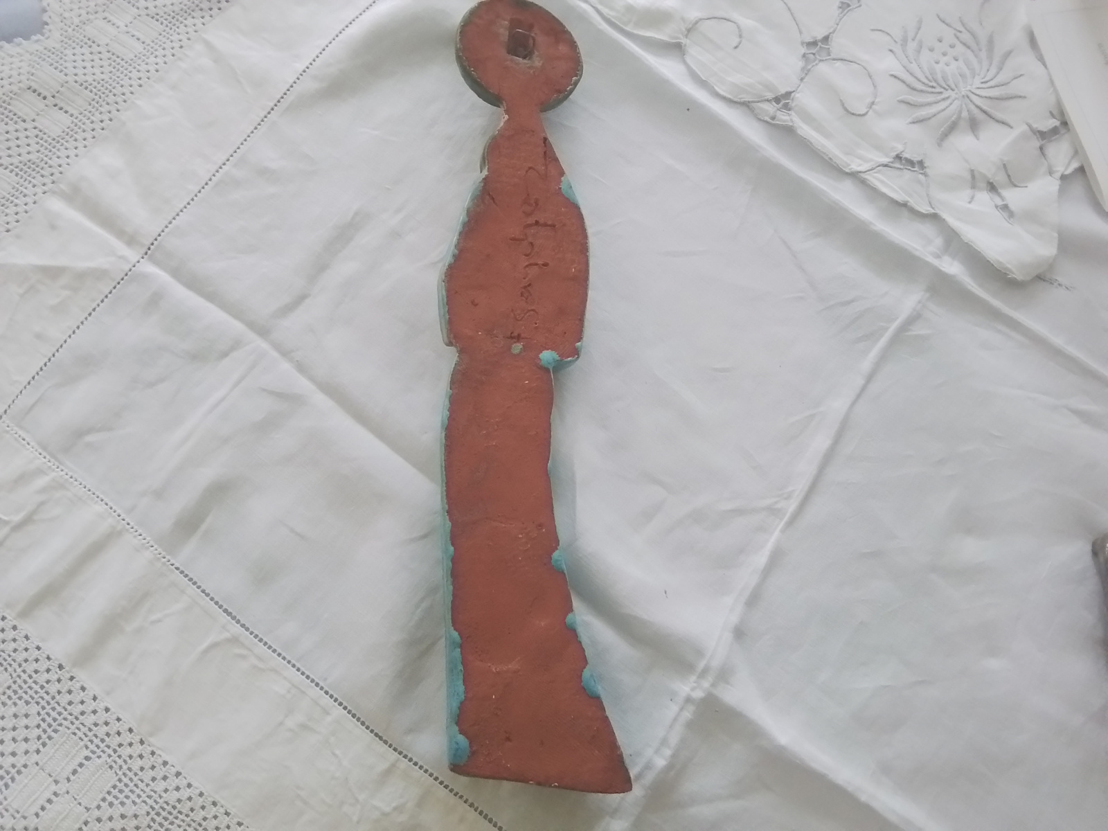 Maria beeld met kindje Jezus  Sanchez Amphora