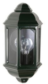 Buitenlamp wand half serie Mezza zwart nr: FL162