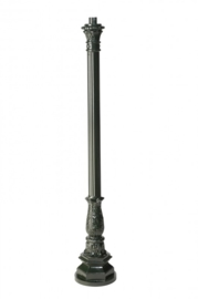 Buitenlamp mast h-120cm antiek groen serie Nuova nr 1506