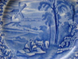 Antiek bordje ye old foley ware Fenton James Kent