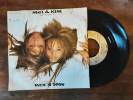 Mel & Kim met That's the way it is 1988 Single nr S20234124