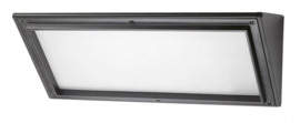 Buitenlamp serie Multipla wand br32cm breed zwart nr: 5618