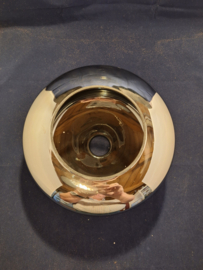 Zwart-zilver kleurige spiegelkap met opstaand randje GT4 dia-24cm GT4 nr SP1517