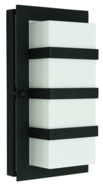 Buitenlamp serie Timbra wand LED 8W 31cm gegalvaniseerd zwart nr: 50866-10