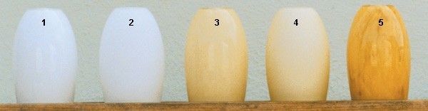 Mondgeblazen kapje klein gemarmerd nr.5 op de foto 070.60