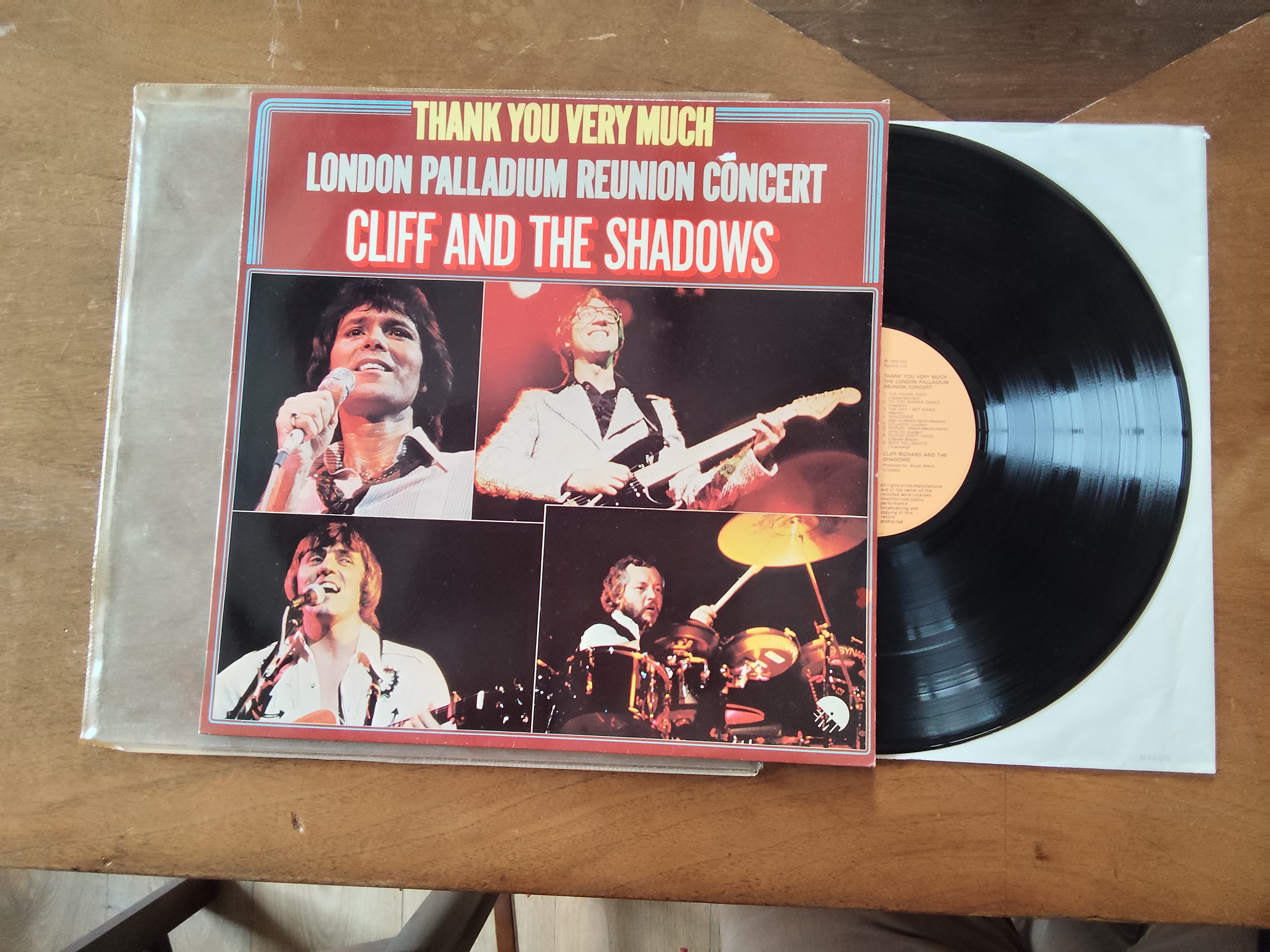 Cliff Richard and The Shadows met Thank you very much 1979 LP nr L20251226