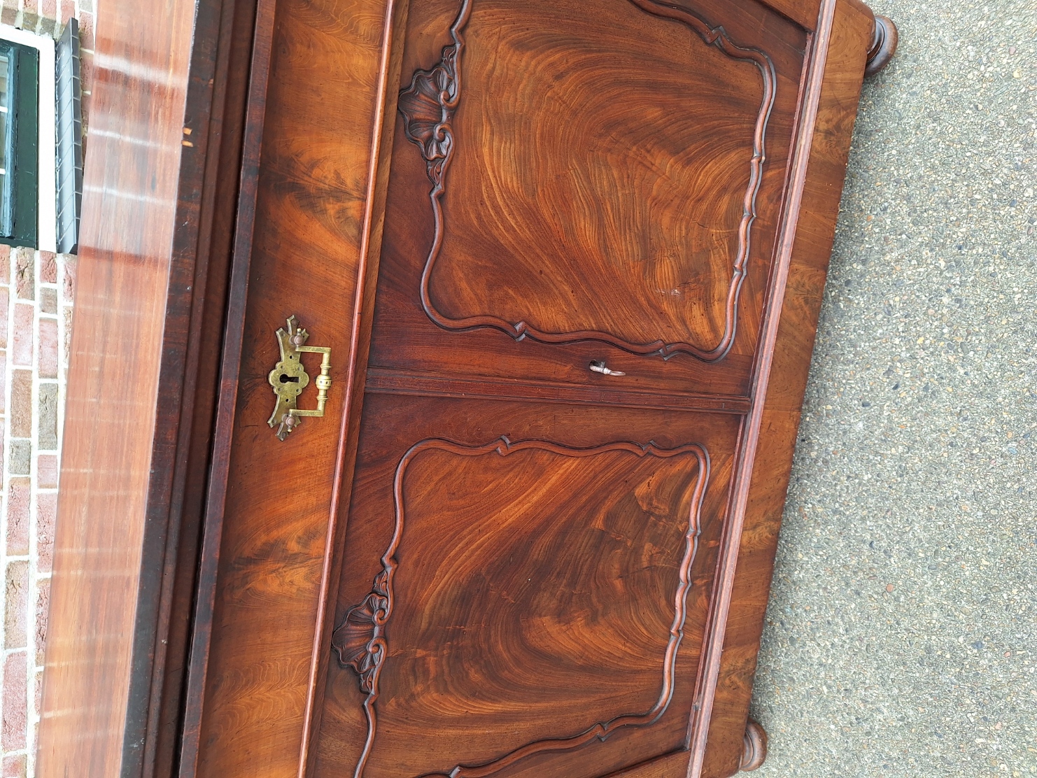 Hollands biedermeier penantkastje periode Willem III omstreeks 1850-1860 nr K202554
