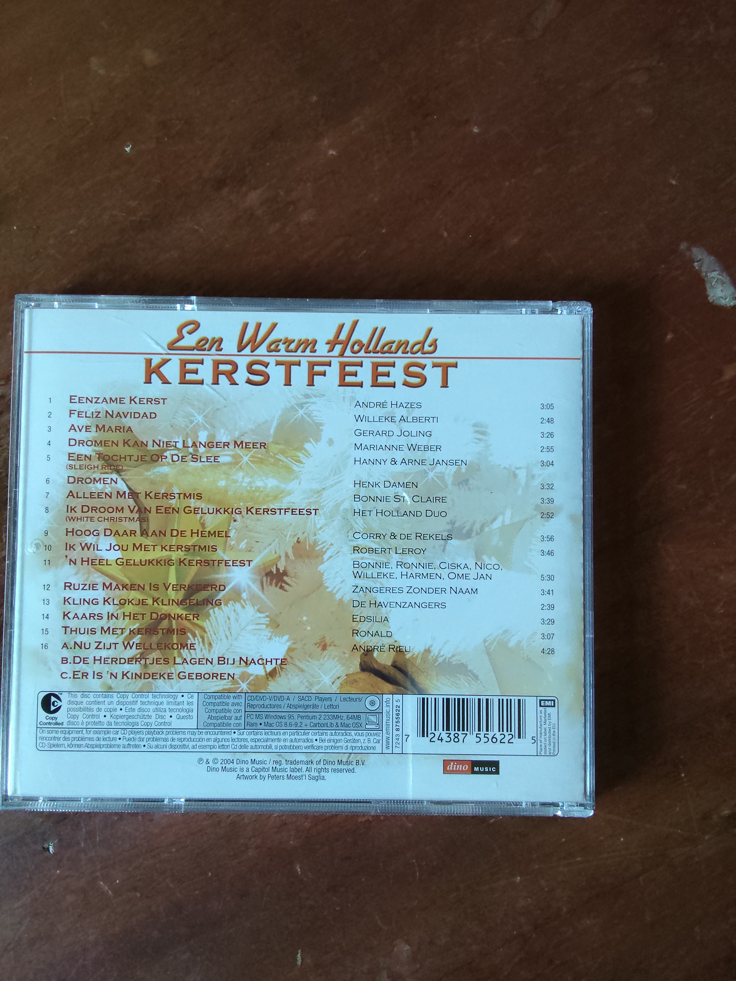 Various artists met Een warm hollands kerstfeest 2004 CD nr CD2051163