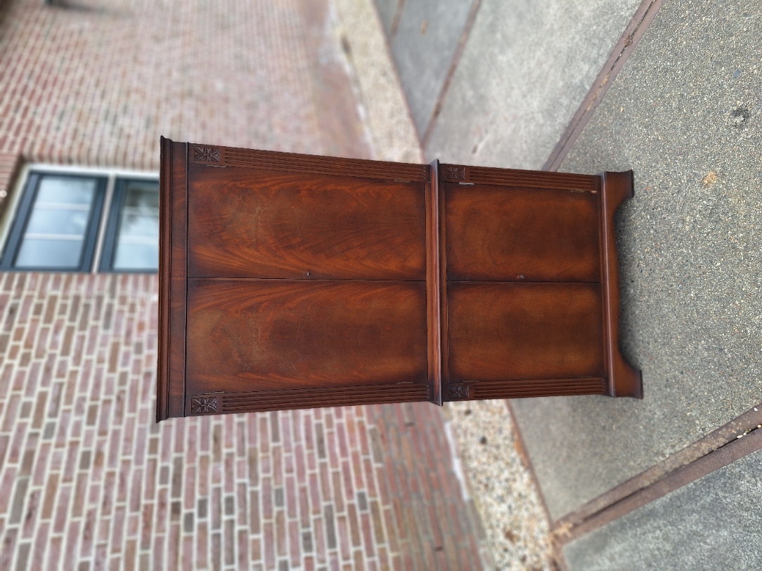 Midcentury Engelse minibar of drankkabinet mahonie omstreeks 1950 nr K202555