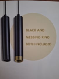 Hanglamp Miller zwart 4x E27 fitting max. 15W h2x60cm schuifstang nr 05-HL4360-30