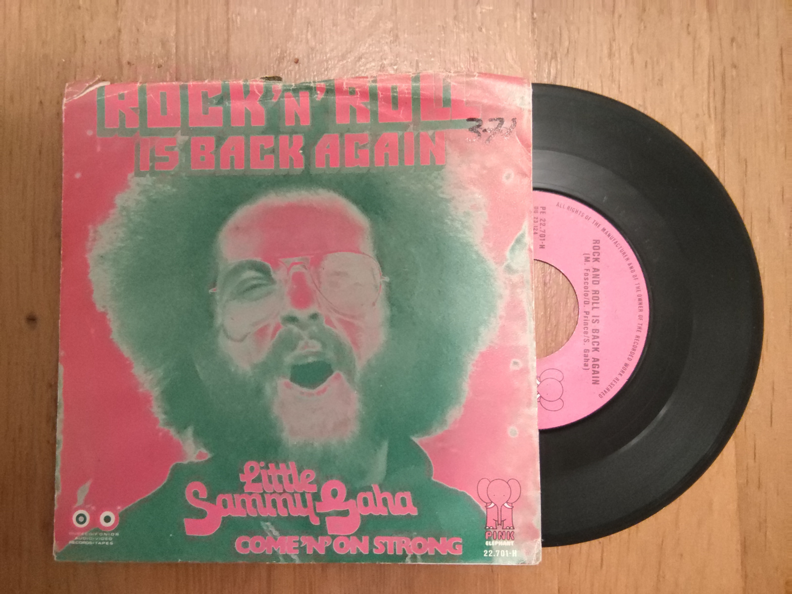 little Sammy Gaha met Rock and roll is back again 1973 Singles nr S20256322