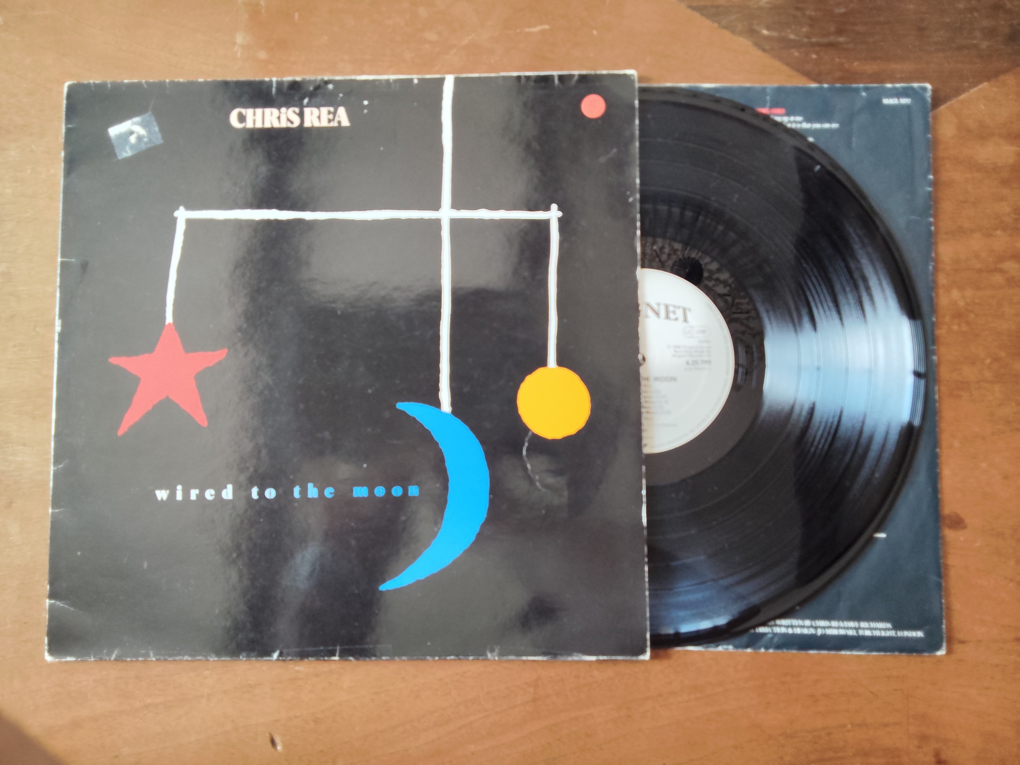 Chris Rea met Wired to the moon 1984 LP nr L20251363