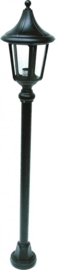 Buitenlamp mast 97cm serie Venezia ALU zwart nr 4013