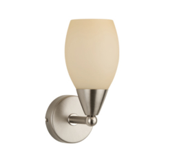 Wandlamp wandstraler up/down mat nikkel mat champagne kapje Kelkje 8,6 nr 7Ws-950.59