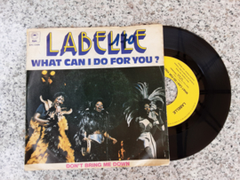 Labelle met What can I do for you? 1975 Single nr S20245673