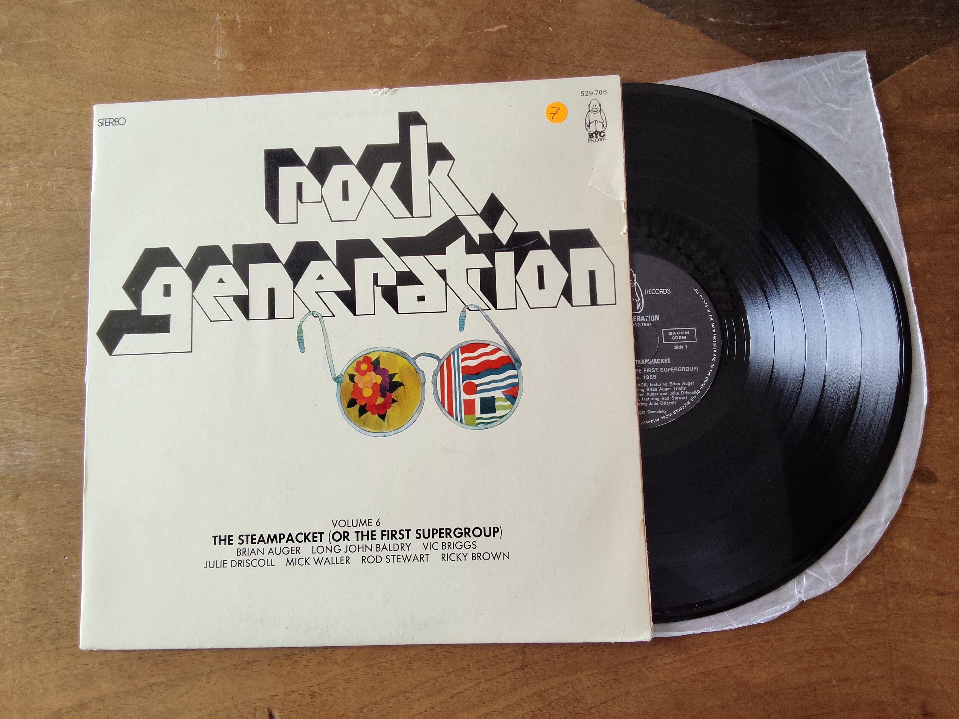 The Steampacket met Rock generation volume 6 1970 LP nr L20251379