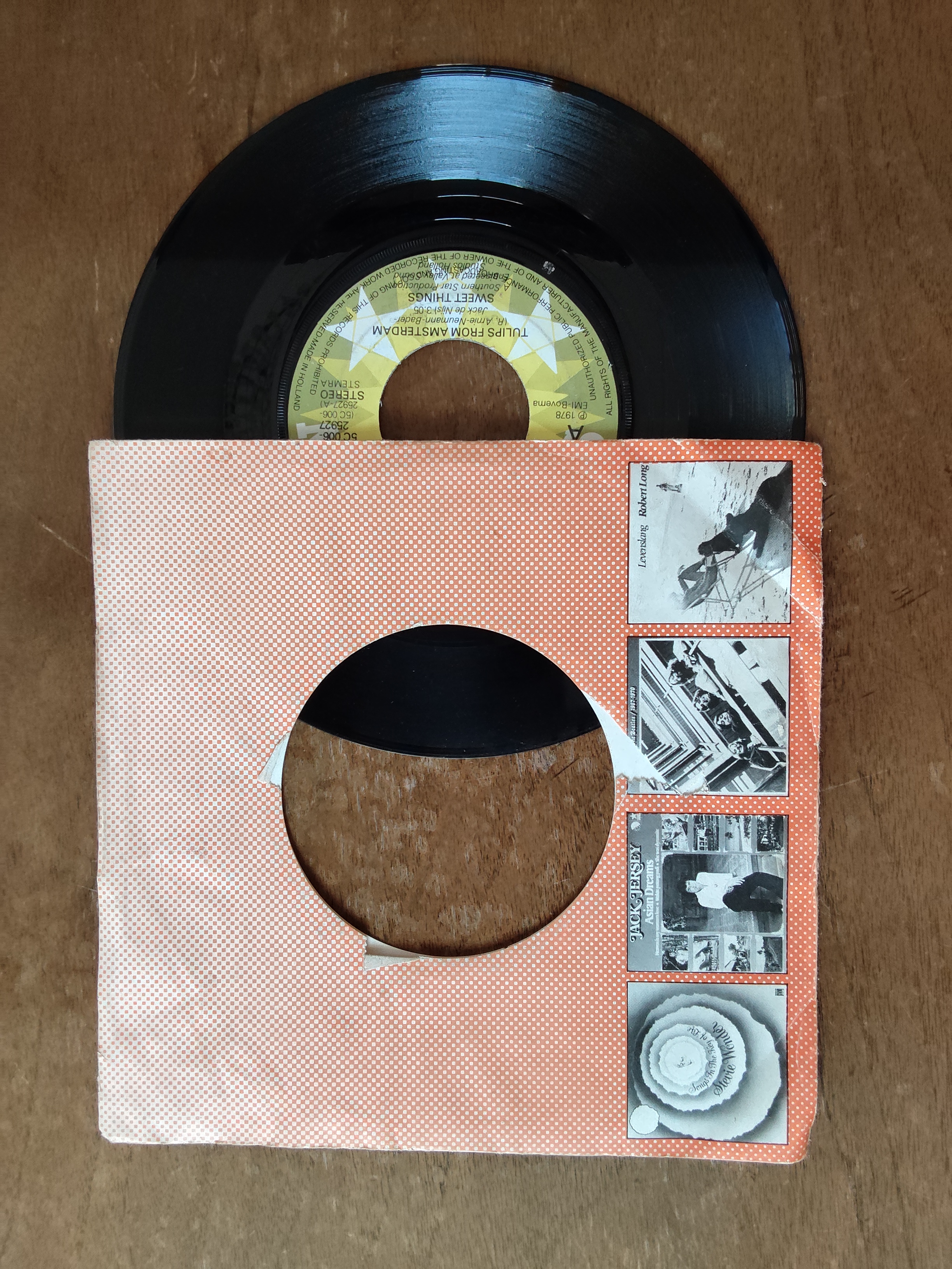 Sweet Things met Tulips from Amsterdam 1978 Single nr S20256971