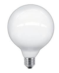 Globelamp bollamp d9,5cm opaal glans LED 8W 1000Lm 2700K E27 220-240V volledig dimbaar nr 6-307365