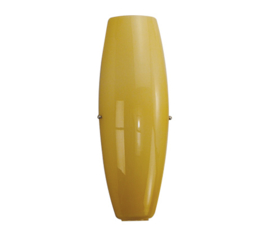 Wandlamp cilinderglas oph.en met champagne kap h-39cm nr 2039.07 + H39.50