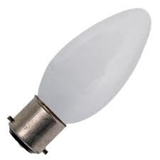 General Electric kaarslamp B22 (bajonet) mat 60W 230V 6-882233657