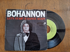 Bohannon met Let's start II dance again 1981 Single nr S20232607