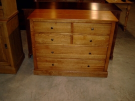 Massief eiken commode honing kleur