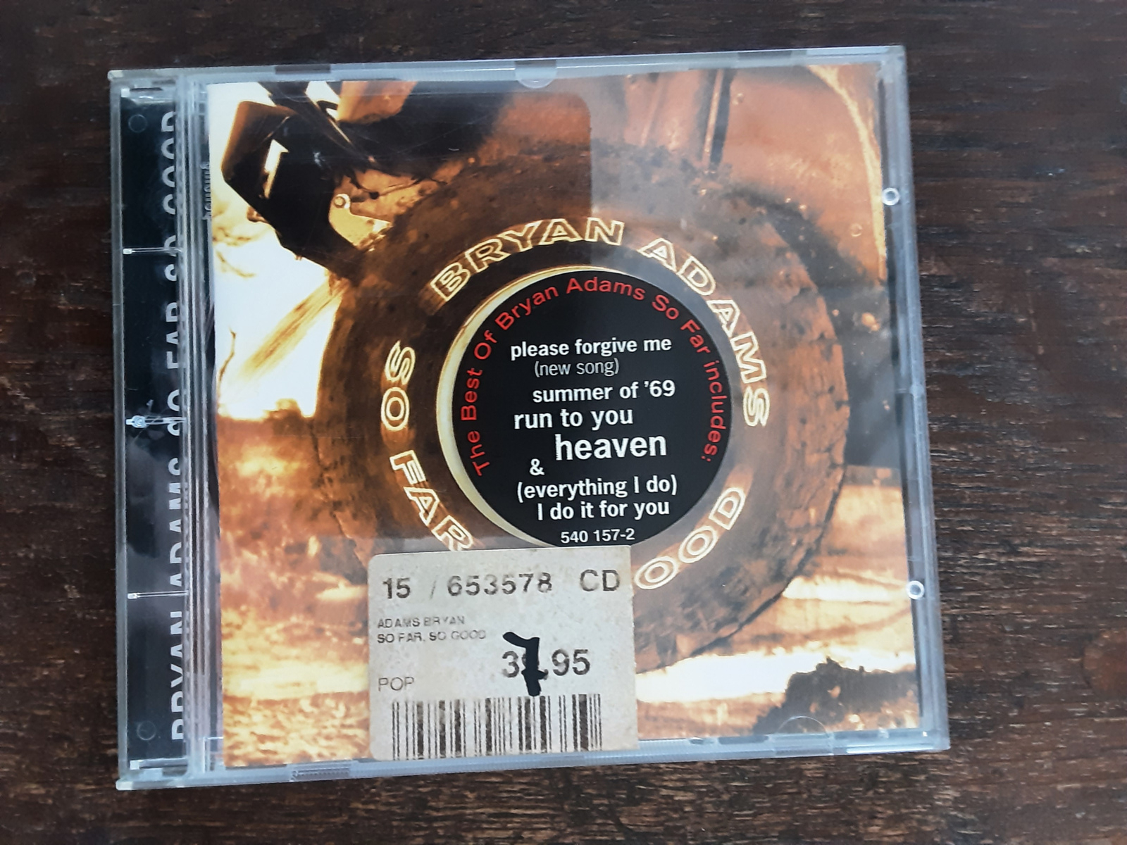 Bryan Adams met So far so good 1993 CD nr CD2024333